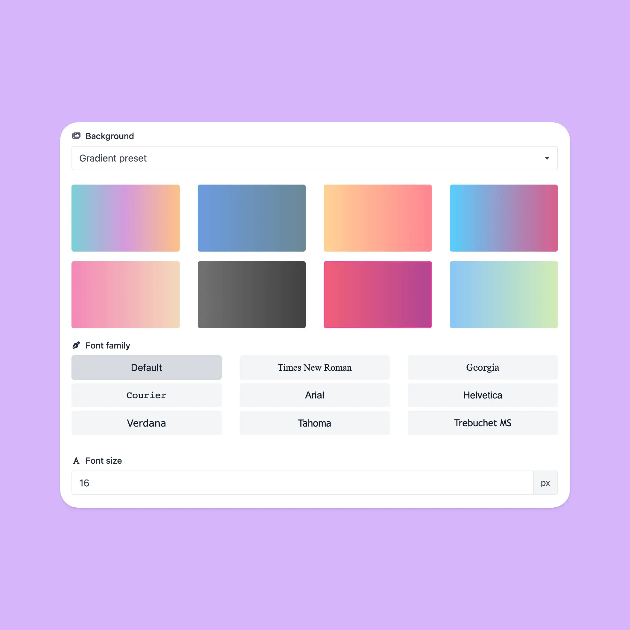 Captura de tela da página de edição do v